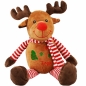 Maskotka - świąteczny renifer, 23 cm