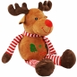 Maskotka - świąteczny renifer, 23 cm