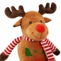 Maskotka - świąteczny renifer, 23 cm
