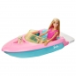 Barbie: lalka + motorówka (GRG30)