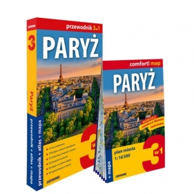 Paryż 3w1 przewodnik + atlas + mapa - Marta Kiełczewska Konopka