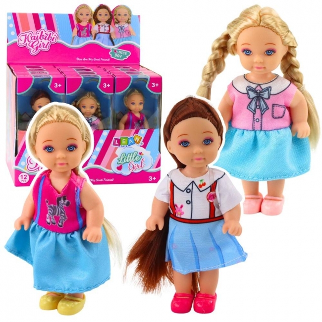 Laleczka Kaibibi mini długie włosy 12cm MIX