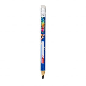 Ołówki grafitowe trójkątne Jumbo HB z gumką do nauki pisania, 1 szt.