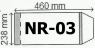 Okładka na podr B5 regulowana nr 3 (25 szt) NARNIA