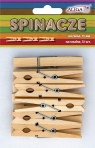 Spinacze drewniane naturalne 72mm 12szt