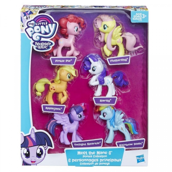 Figurki My Little Pony Meet Mane 6 (E1970)