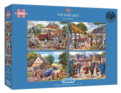 <img src='https://webimage.pl/pics/561/0/d5012269050561.jpg' style='height:440px' /> Puzzle 4x500 Ewakuacja i szczęśliwy powrót 110259