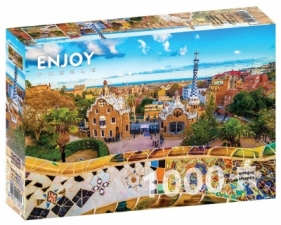 Puzzle 1000 Park Gell/Barcelona/Hiszpania