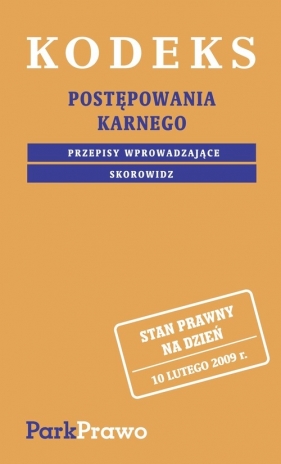 Kodeks postępowania karnego - <br />
