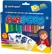Centropen: Airpens Cool Colours 1500, 10 kolorów + 4 szablonów (615001005)