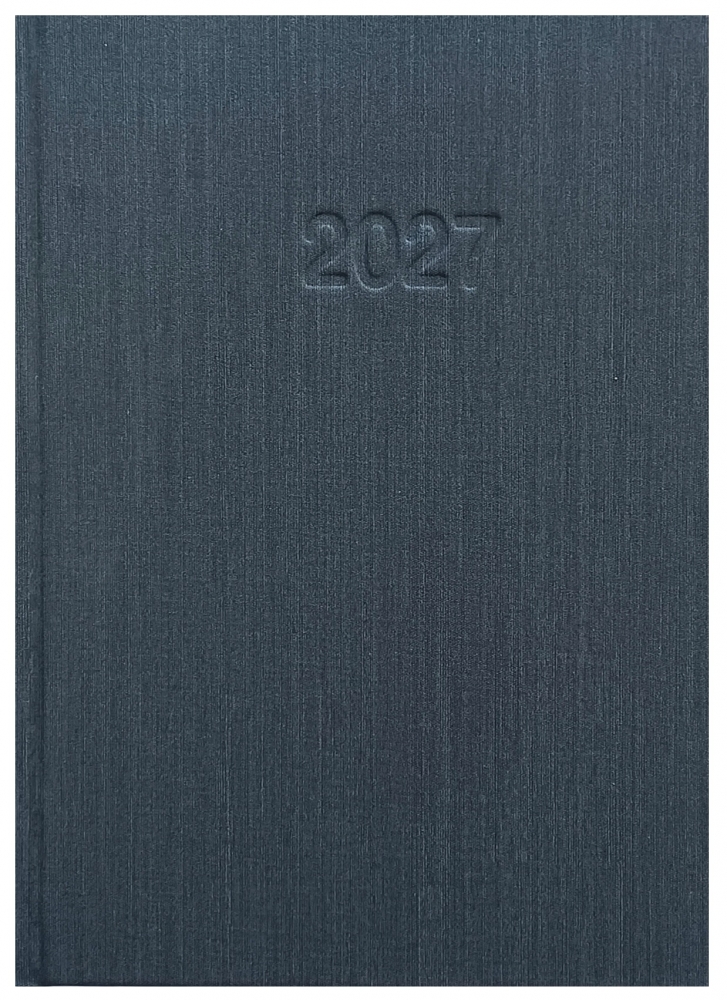 Kalendarz 2027 A5 Info mat - grafitowy