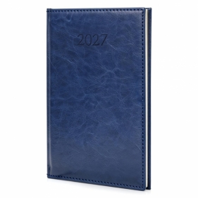 Kalendarz 2027 B5 Agenda Tygodniowy Granatowy