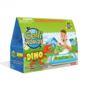 Zestaw do tworzenia gelli z figurkami i tacą Gelli Worlds Dino Pack 3+, Zimpli Kids