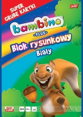 Blok rysunkowy Bambino A4/20k