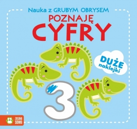 Nauka z grubym obrysem. Poznaję cyfry