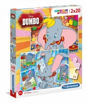Puzzle Supercolor 2x20 Dumbo (24756)