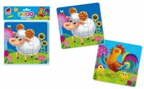 Piankowe puzzle 2w1 - Farma (RK6050-04)