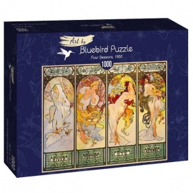 Bluebird Puzzle 1000: Cztery sezony, Alfons Mucha, 1900 (60056)