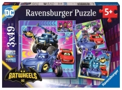 Ravensburger, Puzzle 3x49: Batwheels (12001056)
