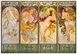 Bluebird Puzzle 1000: Cztery sezony, Alfons Mucha, 1900 (60056)