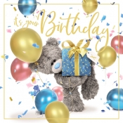 Kartka holograficzna 3D - It's your birthday