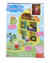 Świnka Peppa: Domek Peppy z ogrodem (PEP06156) (Uszkodzone opakowanie)