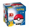 Puzzle 3D 54: Kula Pokeball Pokemon - czerwona (11256) Wiek: 6+