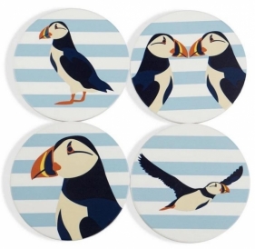 Podkładki pod kubek ceramiczne Maskonury 4szt