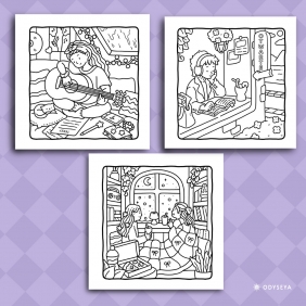 Girl Moments. Urocza i relaksująca kolorowanka - Coco Wyo