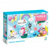 Puzzle - Przygoda jednorożca, 30 el.