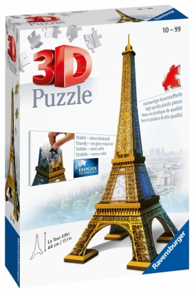 Ravensburger, Puzzle Budynki 3D: Wieża Eiffla (12556)