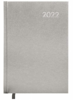 Kalendarz książkowy 2022 A5 szary EASY