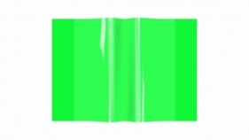 Okładka zeszytowa A5 PVC neon zielony (10szt)