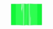 Okładka zeszytowa A5 PVC neon zielony (10szt)