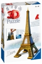 Ravensburger, Puzzle Budynki 3D: Wieża Eiffla (12556)