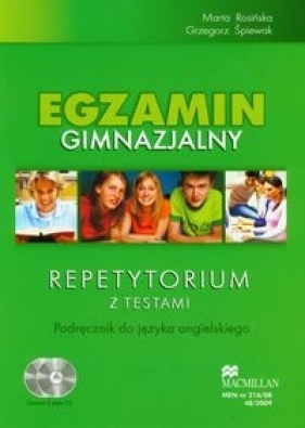 Egzamin Gimnazjalny Repetytorium z testami z płytą CD - Grzegorz Śpiewak, Marta Rosińska