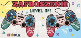 Zaproszenie Kolorowe Pady (5szt)