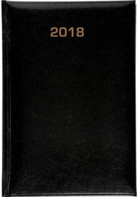 Książkow A4 tygodniowy 2018 - Baladek czarny