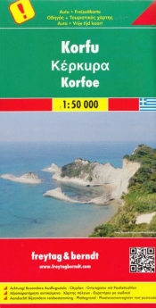 Korfu mapa 1:50 000 - Opracowanie zbiorowe