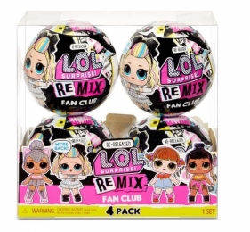 Figurki L.O.L. Surprise Remix Supreme Fan Club 4-pak (422563-INT)