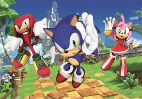 Clementoni, Puzzle SuperColor 104: Sonic (27256)