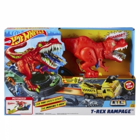 Hot Wheels City: Atak T-Rexa zestaw (GFH88)