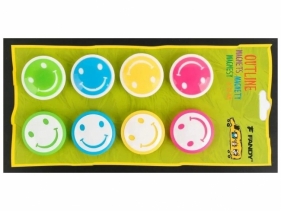 Magnesy Outline smile 8szt