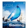 Kalendarz 2024 ścienny Sailing HELMA