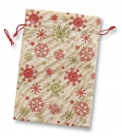 Woreczek jutowy prezentowy