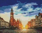 Diamentowa mozaika - Czarujący Wrocław 40x50cm