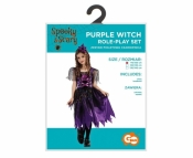 Strój dla dzieci Fioletowa Czarownica rozm.110/120