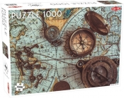 Puzzle 1000: Mapa morza z kompasem