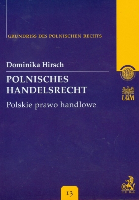 Polnisches handelsrecht Polskie prawo handlowe - Hirsch Dominika