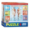 Puzzle 200 Smart kids - Ciało człowieka (XXL)